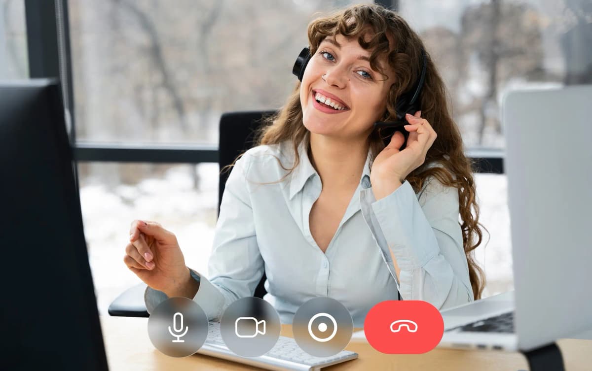 Professional consultation video call